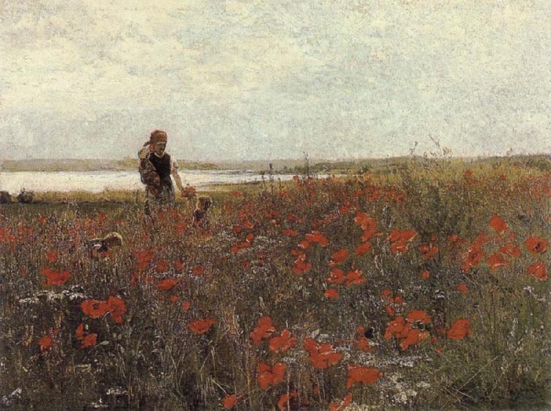 John Leslie Breck The Poppies